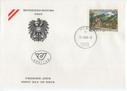 Austria Osterreich 1988 FDC 1200 Jahre Brixen Im Thale Tirol, Kirche Church, Canceled In Wien - FDC