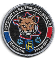 Ecusson GENDARMERIE REFERENT A LA MALTRAITANCE ANIMALE - Police & Gendarmerie
