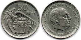 MA 29041  / Espagne - Spain - Spanien 50 Pesetas 1957 ( 58 ) TTB - 50 Peseta