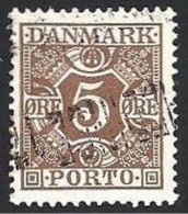 Dänemark Portom. 1921, Mi.-Nr. 11, Gestempelt - Segnatasse