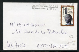 MAURY N° 121 S/Lettre OB 02/12/1999 - Cartas & Documentos