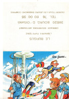 Petit Calendrier De 1984, Librairie LE BURGUS à BOURG D'OISANS, (38), Dessin Humoristique Animation Tiref-fesses - Small : 1981-90