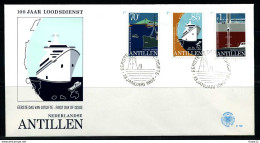 E00810)Niederl. Antillen FDC 460/462 - Antilles