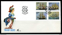 E01022)Ciskei FDC 83/6 Truppenschiffe - Ciskei