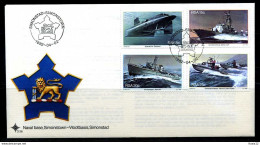 E01080)Südafrika FDC 597/600 Marine - FDC