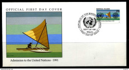 E01318)Marshallinseln FDC 376 UNO-Beitritt - Marshallinseln