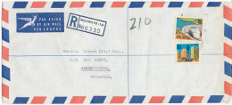 Rhodesia Registered Air Mail Cover Sent To Transvaal 1970 - Rhodesien (1964-1980)