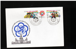 DDR - 1985 Fdc XII Giochi Mondiali Dei Giovani E Studenti A Mosca - 1981-1990