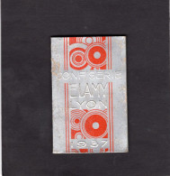 Calendrier Illustré 1937- LYON - Confiserie E. LAMY - Small : 1921-40