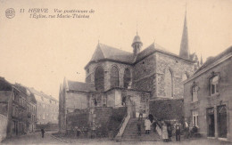 Herve Vue Posterieure De L Eglise Rue Marie Therese - Herve