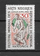 1966 - N° 270 **MNH - Festival Mondial Des Arts Nègres  - Senegal (1960-...)