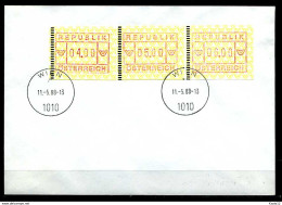 E06638)Österreich FDC ATM 2, 3 Werte - FDC