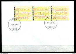 E06639)Österreich FDC ATM 2, 3 Werte - FDC