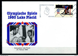 E07605)Olympia 80 Sonderbeleg Lace Placid 1980 - Hiver 1980: Lake Placid