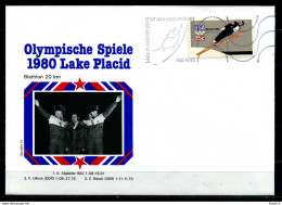 E07612)Olympia 80 Sonderbeleg Lace Placid 1980 - Winter 1980: Lake Placid