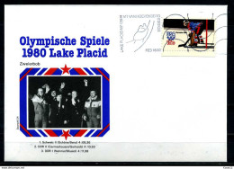 E07613)Olympia 80 Sonderbeleg Lace Placid 1980 - Hiver 1980: Lake Placid