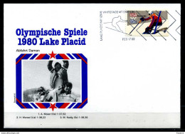 E07617)Olympia 80 Sonderbeleg Lace Placid 1980 - Invierno 1980: Lake Placid