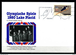 E07629)Olympia 80 Sonderbeleg Lace Placid 1980 - Invierno 1980: Lake Placid