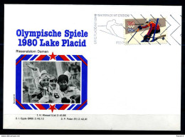 E07631)Olympia 80 Sonderbeleg Lace Placid 1980 - Winter 1980: Lake Placid