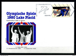 E07633)Olympia 80 Sonderbeleg Lace Placid 1980 - Winter 1980: Lake Placid