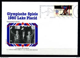E07634)Olympia 80 Sonderbeleg Lace Placid 1980 - Hiver 1980: Lake Placid