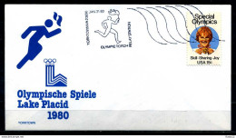 E07649)Olympia 80 Sonderbeleg Lace Placid 1980 - Invierno 1980: Lake Placid