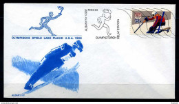 E07655)Olympia 80 USA Sonderbeleg Lace Placid 1980 - Invierno 1980: Lake Placid