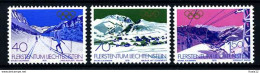 E08741)Olympia 80 Liechtenstein 735/7** - Hiver 1980: Lake Placid