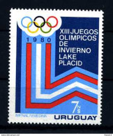 E13330)Olympia 80, Uruguay 1523** - Invierno 1980: Lake Placid