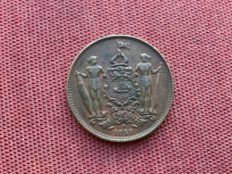 BRITISH NOTH BORNÉO Monnaie De One Cent 1889 - Colonies