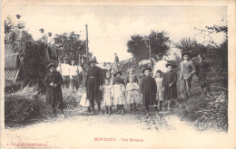 FRANCE - Montigny - Une Batteuse - Scene Agricole - Paysans - Carte Postale Ancienne - Other & Unclassified