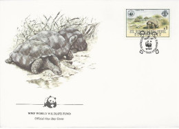 26134)  Seychelles  WWF 1985 Tortoise Cover - Seychelles (1976-...)