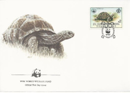 26135)  Seychelles  WWF 1985 Tortoise Cover - Seychelles (1976-...)