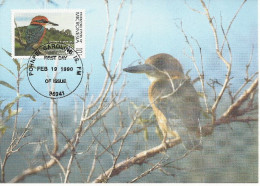 26145) Micronesia  WWF 1990 Bird Maxi Postcard Cover - Micronésie