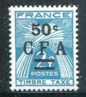 REUNION- Taxe Y&T N°37- Neuf Sans Charnière ** - Timbres-taxe