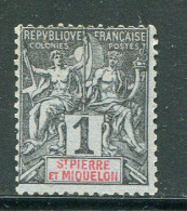 SAINT PIERRE ET MIQUELON- Y&T N°59- Neuf Sans Gomme - Unused Stamps
