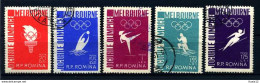 E18440)Olympia 56, Rumänien 1598/1602 Gest. - Sommer 1956: Melbourne