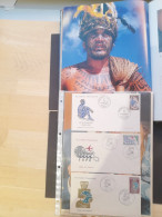 POLYNESIE FRANCAISE   6 X 1er Jour Homme Tatoué Etc. 法属波利尼西亚 6 X 第一天纹身男等... 6 X Day Covers  Tattooed Man And So On.. - Mezclas (max 999 Sellos)