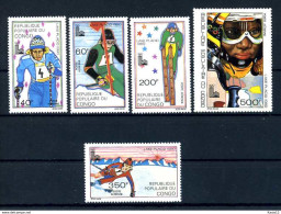 E23745)Olympia 80, Kongo Braz. 714/8** - Hiver 1980: Lake Placid