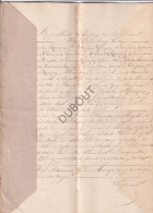Sint-Lenaarts/Brecht - Notarisakte 1861 - Verkoop Bouwland, Grond Van Mastbosch Bij De Heugsbroek  (V2803) - Manuscripts