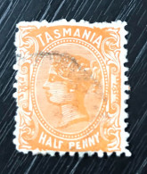 Timbre Oblitéré 1891 Tasmanie - Gebraucht