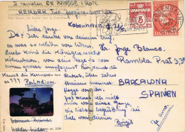 52925. Postal KOBENHAVN (Danmark) 1957. Vista Paladium. Diapositiva, Vestrebro Passage - Lettres & Documents