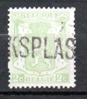 418A Gestempeld (griffe) MERKSPLAS - 1935-1949 Klein Staatswapen