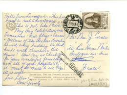 URSS - Affranchissement Sur Carte Postale Pour La France - John Milton Poète Anglais - Storia Postale