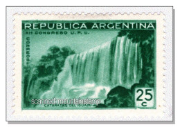 Argentina 1939 (B6) Iguazu Waterfall Wasserfall Cascade Cascata Cascades - MH (mint Hingend) - Ungebraucht