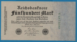 DEUTSCHES REICH 500 MARK 07.07.1923 # Y.4573699 P# 74b Reichsbank - 500 Mark