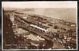 FOLKESTONE General View Of Beach From The Leas - Folkestone