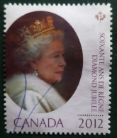 Canada   2012 Les 60 Ans De Règne De La Reine Élisabeth II Stampworld N° 2705 - Used Stamps