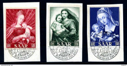 Z11653)Saar 351/353 Bfst Mit Interessantem SST, Madonna - Oblitérés