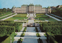 CARTOLINA  WIEN,AUSTRIA-WIEN III,OBERES BELVEDERE,ERBAUT 1721-1723 VON JOH.LUCAS VON HILDEBRANDT-NON VIAGGIATA - Belvedere